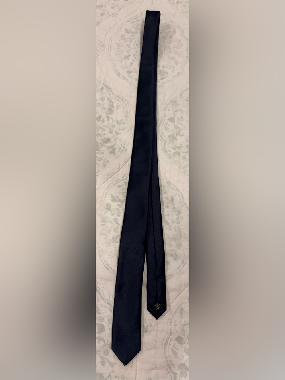 Express Slim Silk Tie Navy Blue Classic Formal Wedding NWT